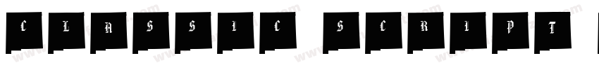 Classic Script NM字体转换